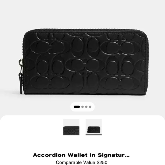 Coach accordion wallet - Picture 2 of 3